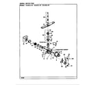 Crosley CDU2CA-45 motor & pump diagram