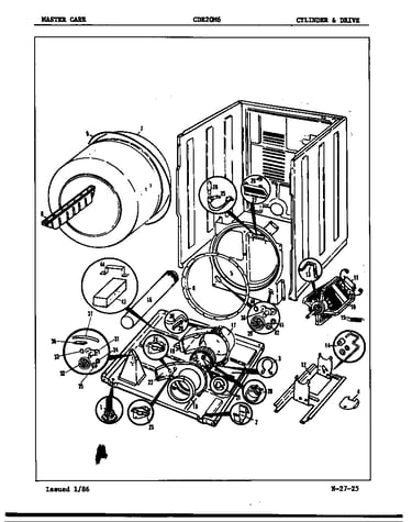 Cylinder & drive (rev. e-f)