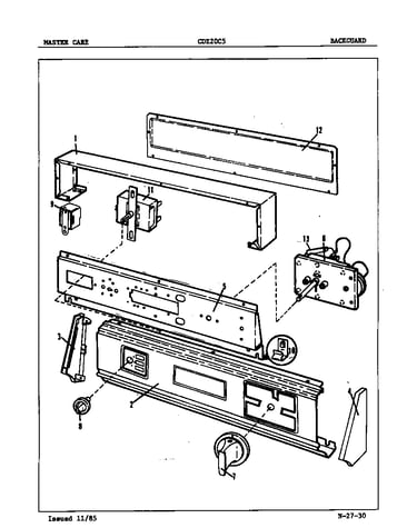 Control panel (orig. rev. a-c)