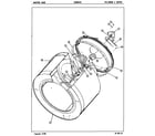 Crosley CDE8630H cylinder & drive diagram