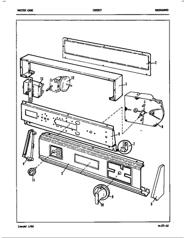 Control panel (orig. rev. a-b)