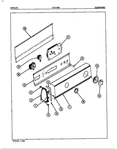Control panel (orig. rev. a)