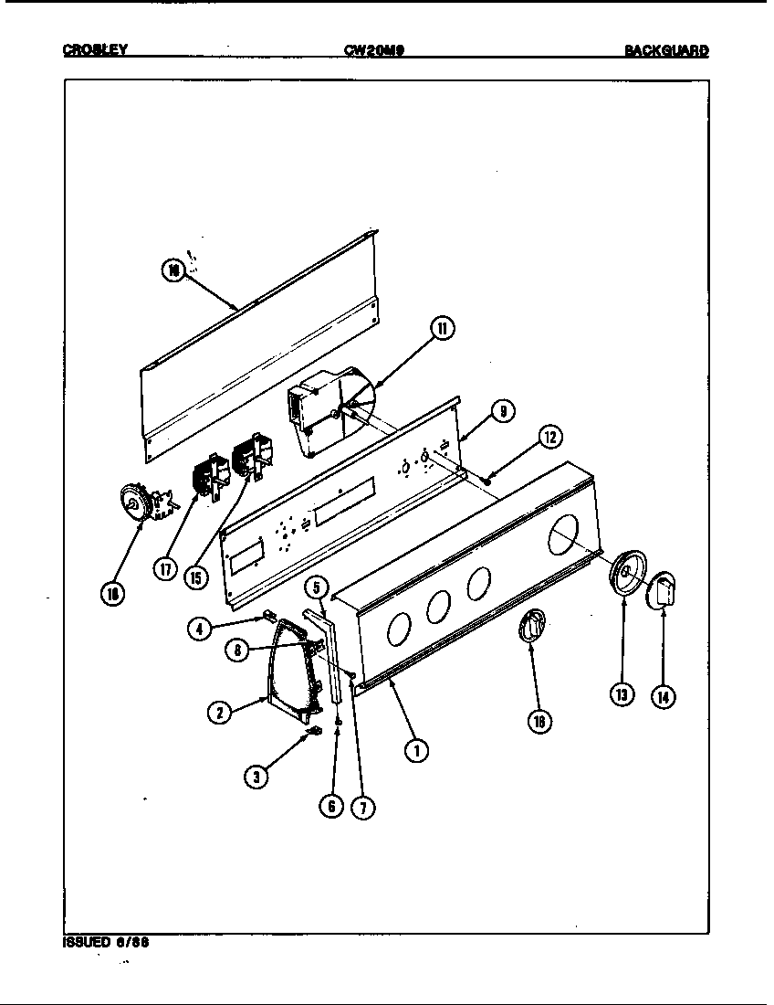 CONTROL PANEL (ORIG. REV. A)