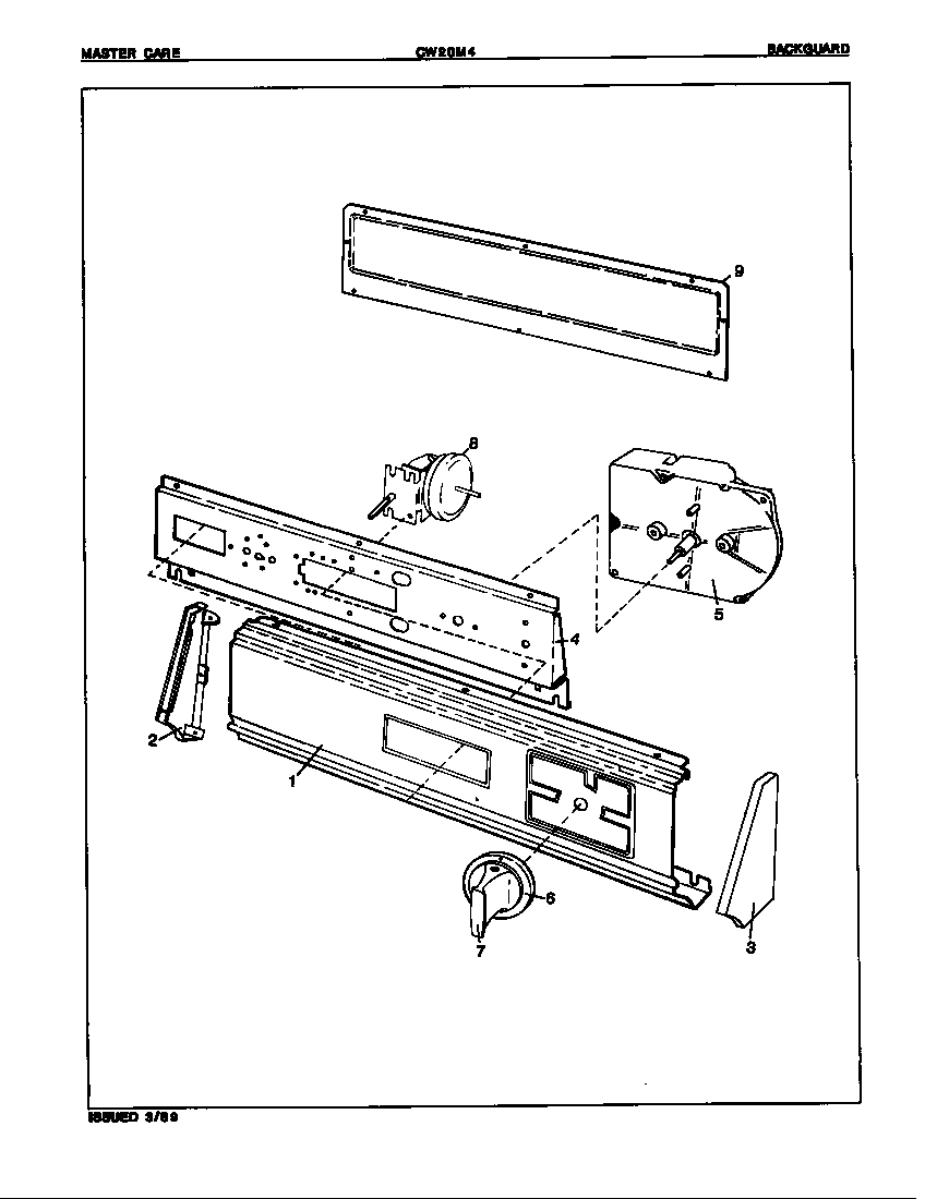 Control panel (orig. rev. a)