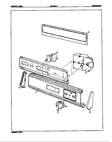 Control panel (orig. rev. a)
