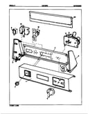 Control panel (orig. rev. a-d) (cde20p8a) (cde20p8w)