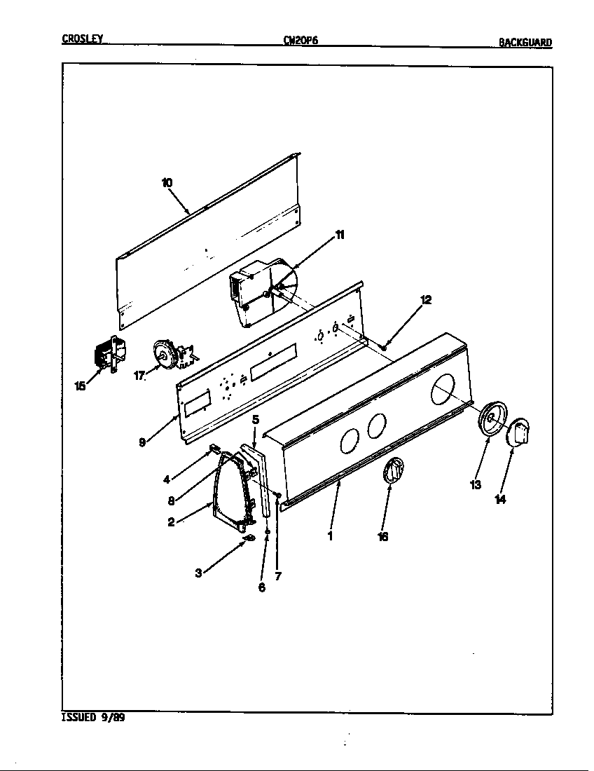 CONTROL PANEL (REV. E-H)