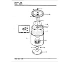 Crosley CW20P6W tub (rev. e-h) diagram