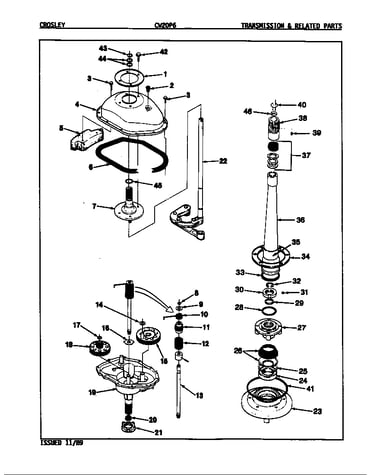 Transmission (orig. rev. a-d) (cw20p6a) (cw20p6w)