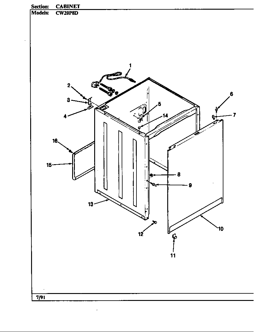 CABINET (CW20P8D) (CW20P8D)