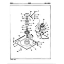 Crosley CW20P8W base & drive (orig. rev. e-j) (cw20p8a) (cw20p8w) (cw20p8h) diagram