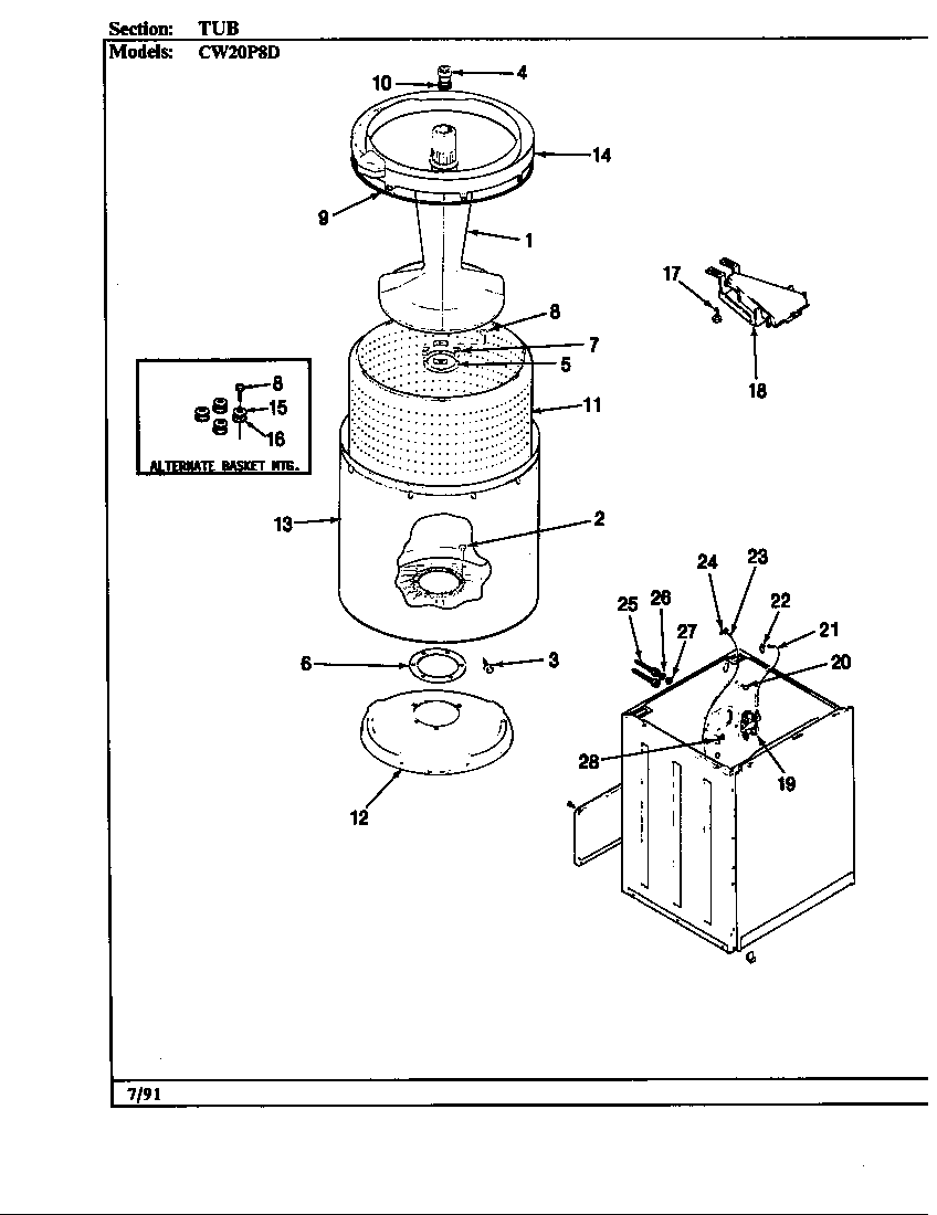 TUB (CW20P8D) (CW20P8D)