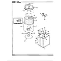 Crosley CW20P8W tub (cw20p8d) (cw20p8d) diagram