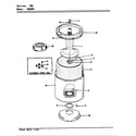 Crosley CW20P8W tub (orig. rev. e j) (cw20p8a) (cw20p8w) (cw20p8h) diagram