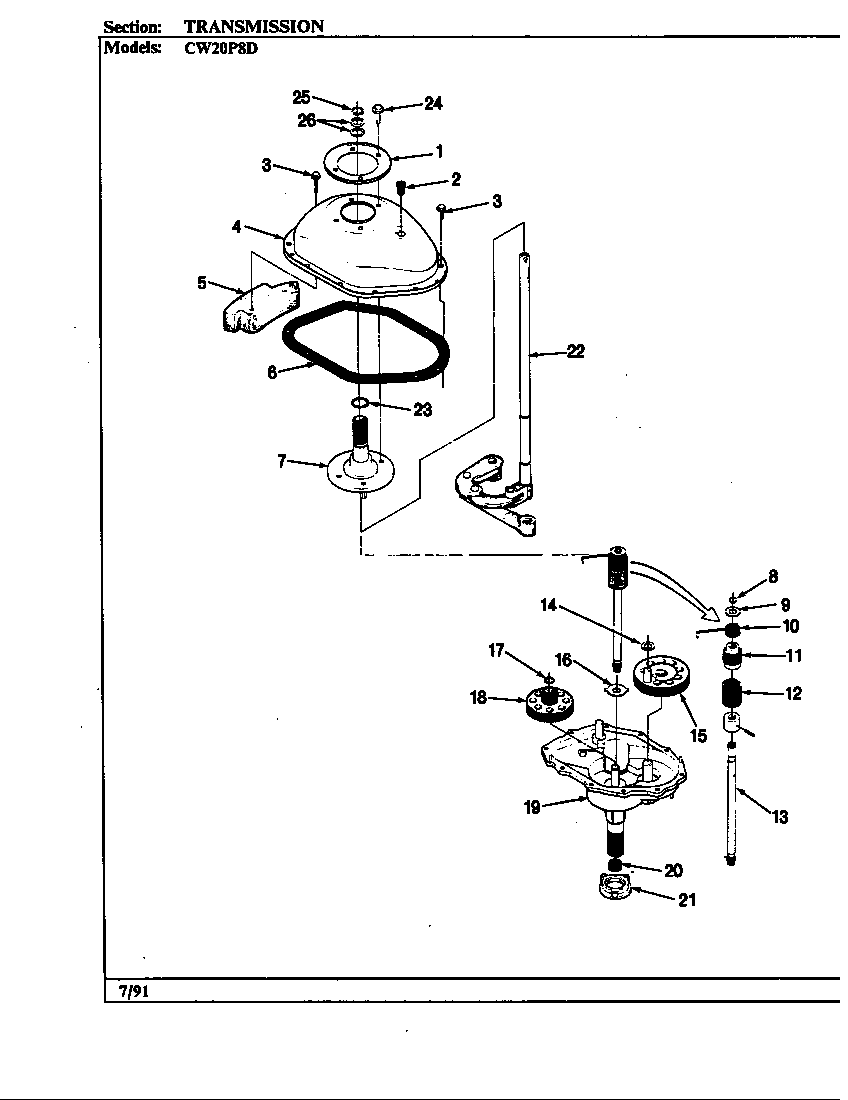 TRANSMISSION (CW20P8D) (CW20P8D)