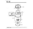 Crosley CW25P6W tub parts (rev. e) diagram