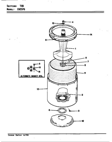 Tub parts (rev. e)