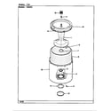 Crosley CW25P6A tub (rev. f-k) diagram