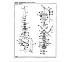 Crosley CW25P6A transmission & related parts (rev. f-k) diagram