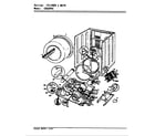 Crosley CDG20P6AC cylinder & drive diagram
