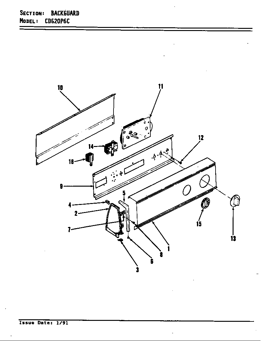 Control panel