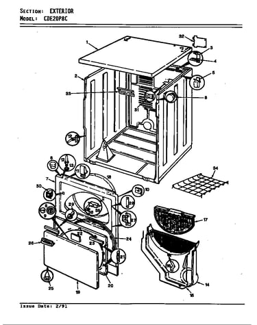 Exterior (cde20p8ac) (cde20p8hc) (cde20p8wc)