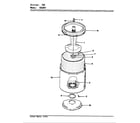 Crosley CW18P2H tub diagram
