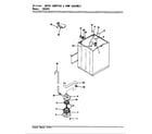 Crosley CW18P2H water carrying & pump assembly diagram