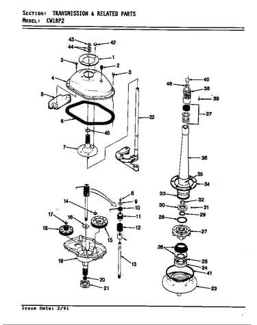 Transmission & related parts