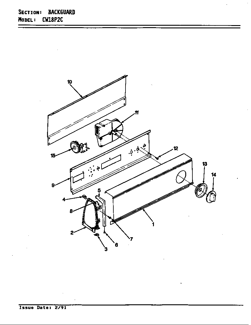 Control panel