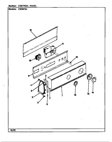 Control panel (rev. a-e)