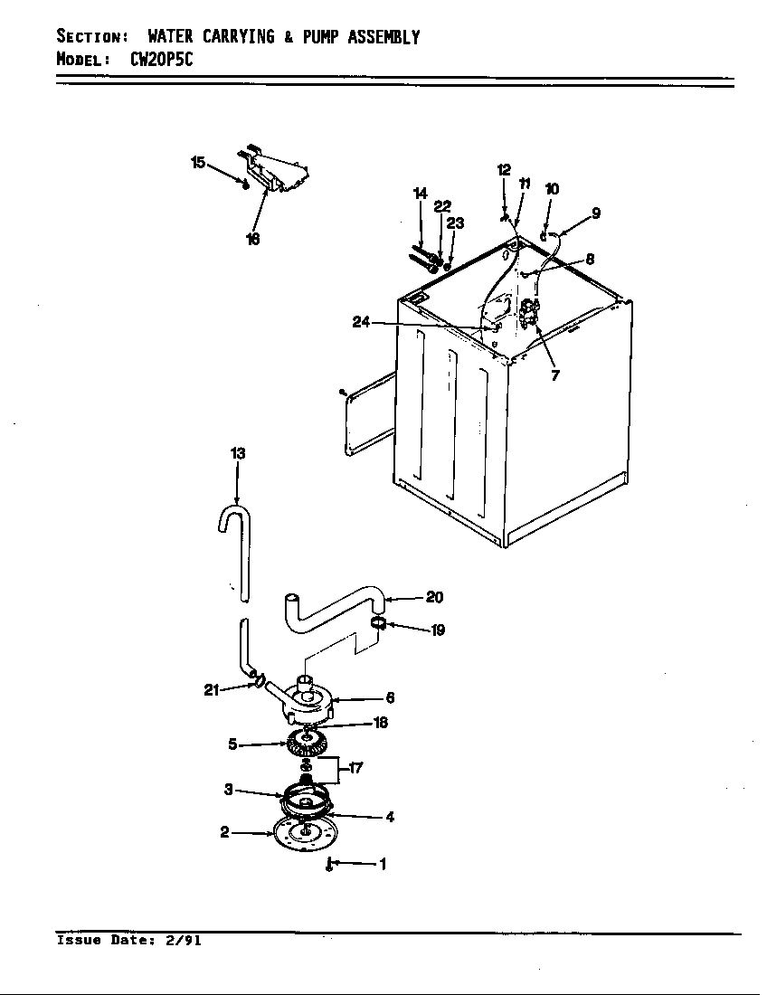 WATER CARRYING (CW20P5AC) (CW20P5WC)