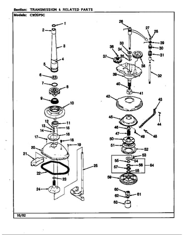 Transmission & related parts (rev. a-e)