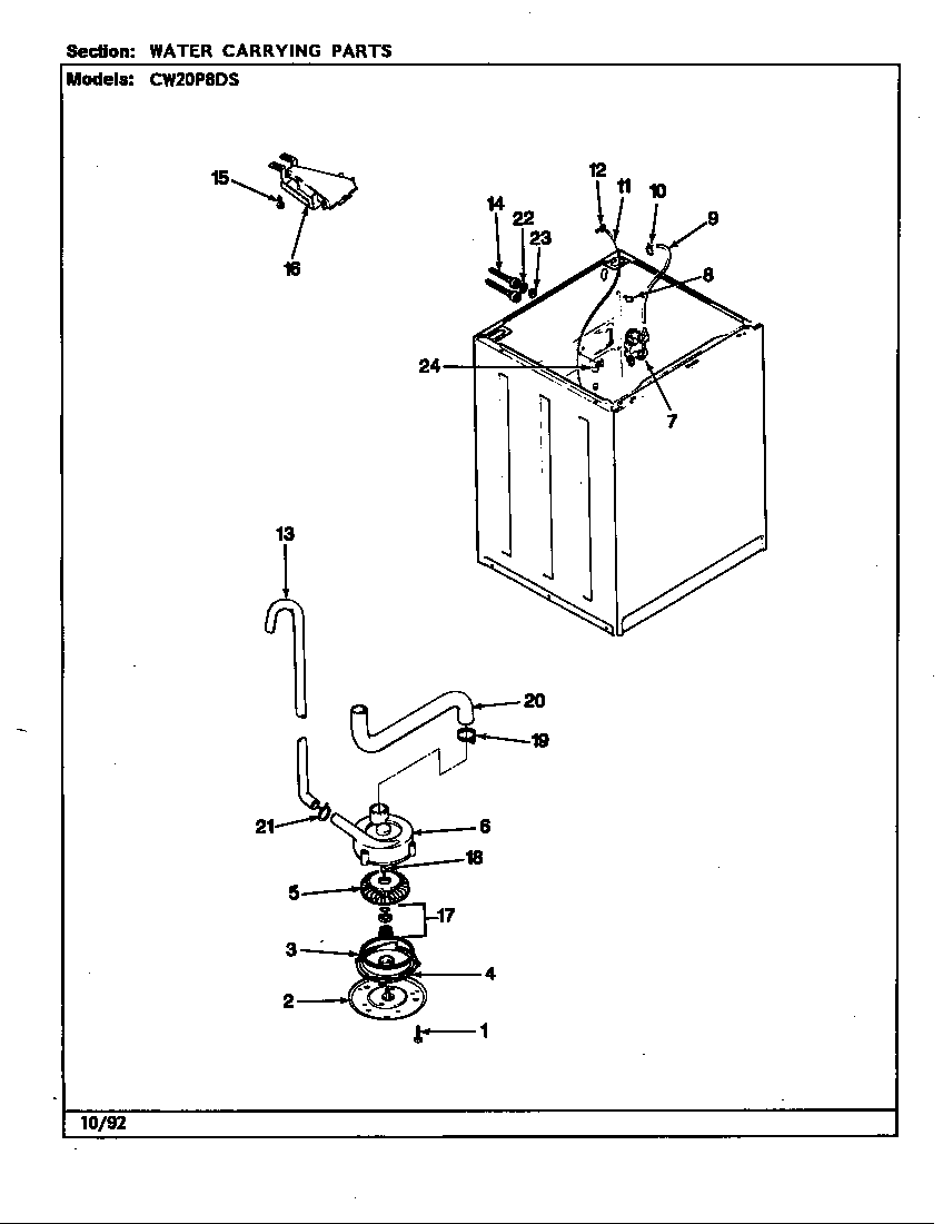 WATER CARRYING (CW20P8DS)(REV. A-D) (CW20P8DS)