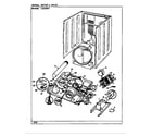 Crosley CDG20R7W motor & drive diagram