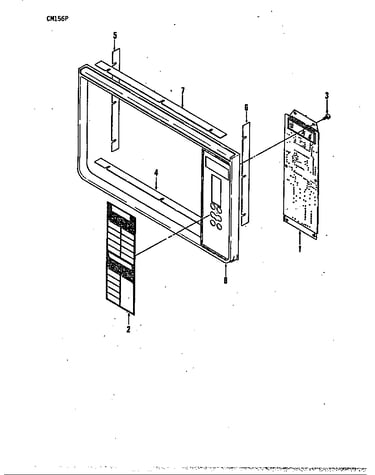 Control panel (cm156p) (cm156p)