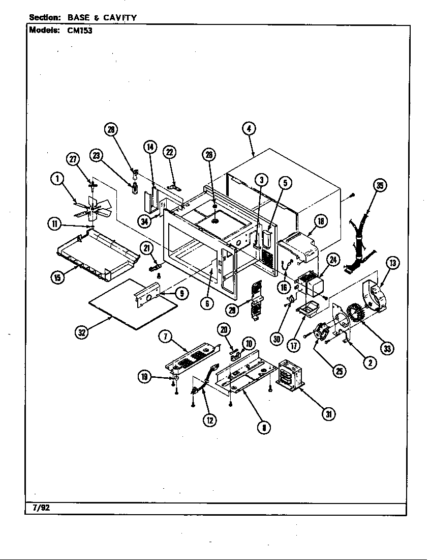 Base & cavity