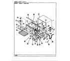 Crosley CR4614TWH base & cavity diagram