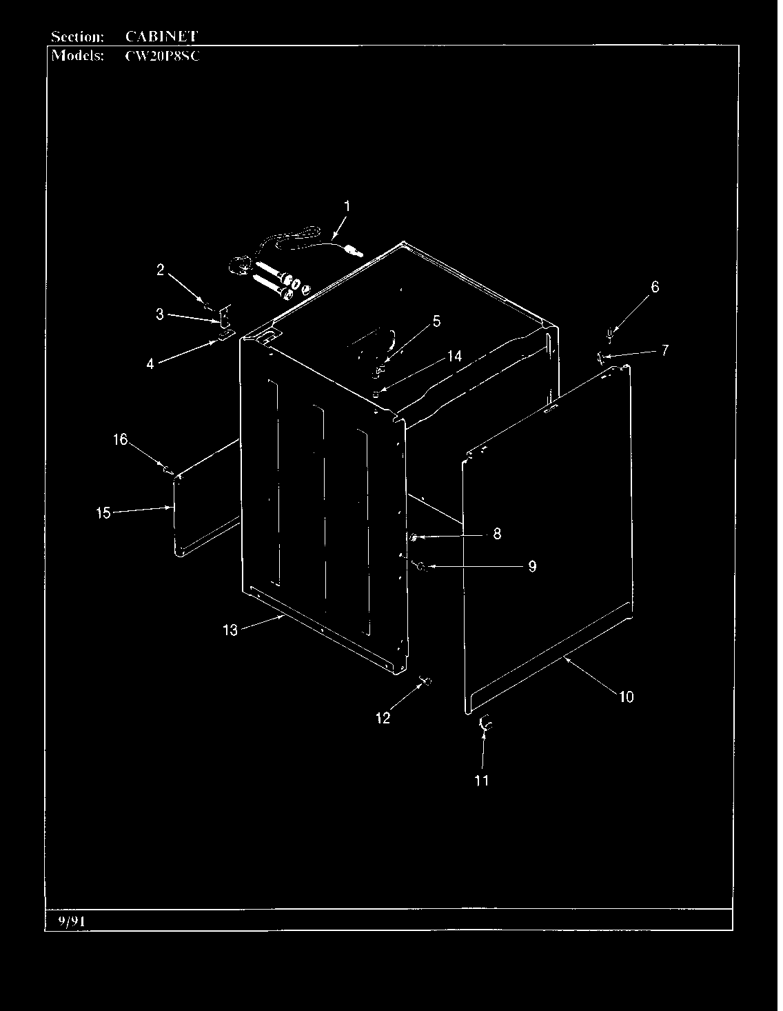 Cabinet (orig-cw20p8*sc) (cw20p8asc) (cw20p8wsc) (cw20p8hsc)