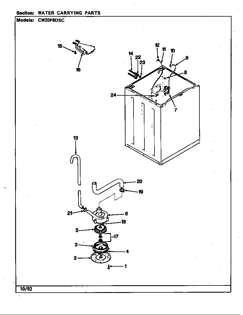 WATER CARRYING (CW20P8DSC)(REV. A-D) (CW20P8DSC)