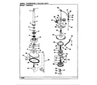 Crosley CW20P8DSC transmission & related parts (cw20p8dsc) (cw20p8dsc) diagram