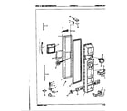 Maytag CDNS22T9H/8L07B freezer door diagram