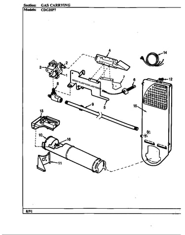 Gas carrying