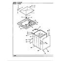 Crosley CW26P6KW exterior (rev. e-j) diagram