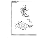 Crosley CW26P6KW base & drive (rev. e-j) diagram