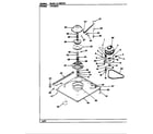 Crosley CW20P6AC base & drive diagram