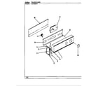 Crosley CDG20P7WC control panel diagram