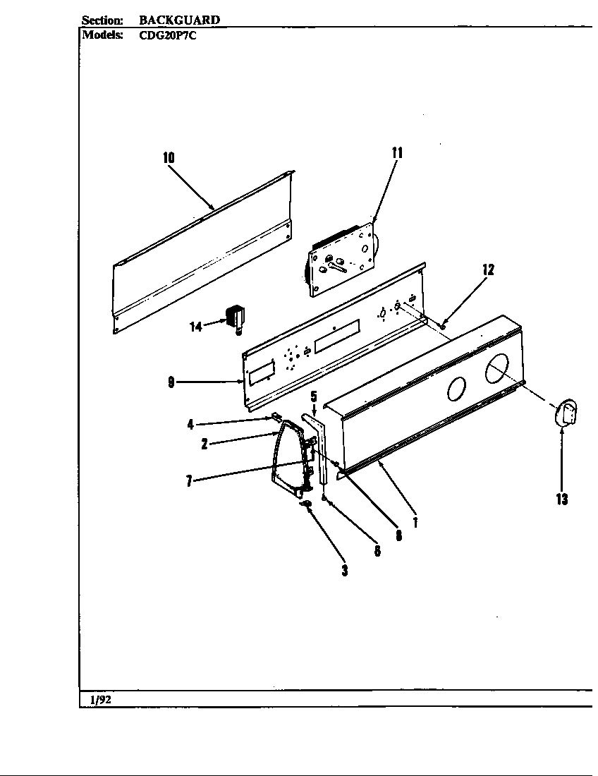 Control panel
