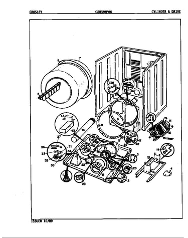 Cylinder & drive (orig.& a-c)
