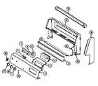 Crosley CC3531XUW control panel diagram